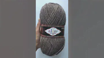 Подробный обзор полушерстяной пряжи Alize Fine LanaGold №240 Коричневый меланж
