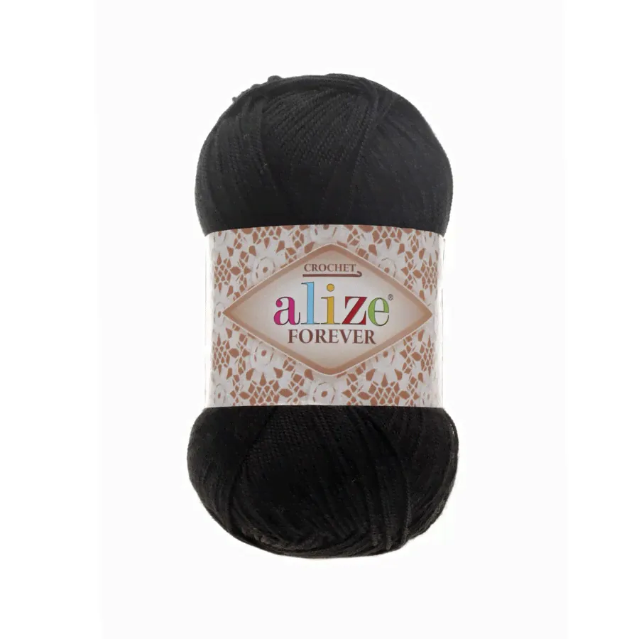 Пряжа Alize forever (60) черный