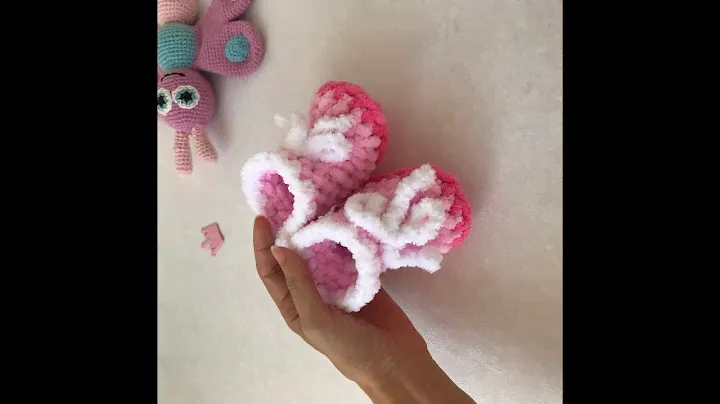 Мастер класс Вяжем пинетки из Alize puffy fine