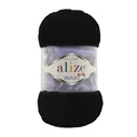 Пряжа Ализе Веллюто (Alize Velluto) 60 чёрный