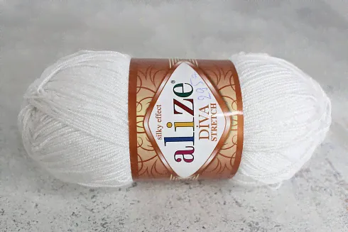 Alize Diva Stretch 100гр, 400м (55)-0