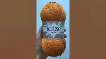 Подробный обзор пряжи Alize Bella №83 Тыква
