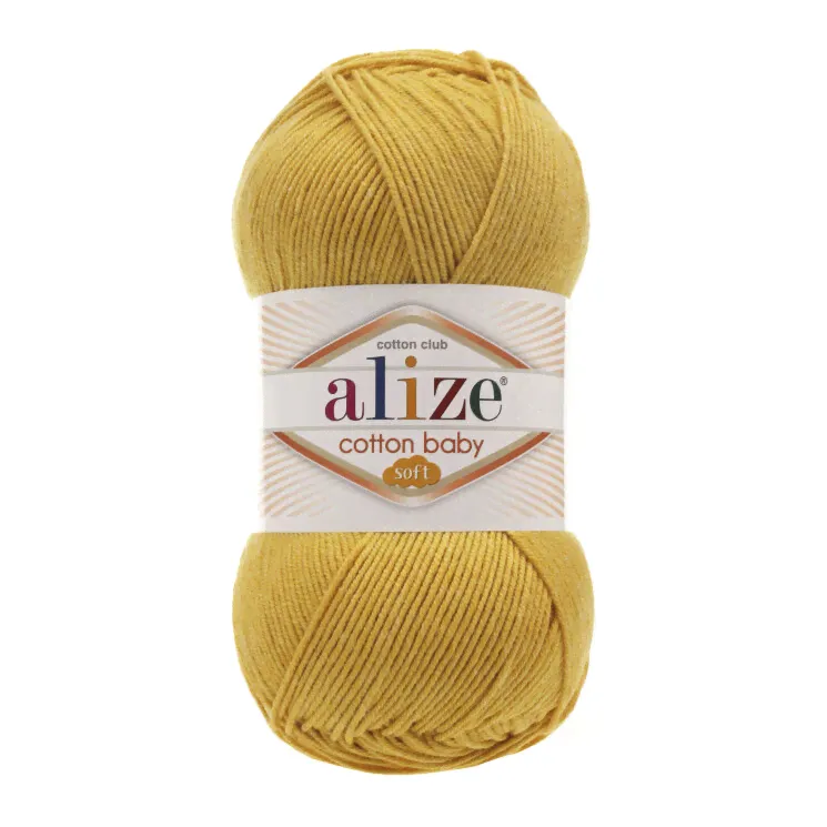 Пряжа Alize Cotton Soft Baby цвет цыпленок 113