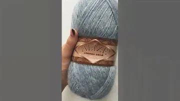 Подробный обзор пряжи Alize Simli Angora Gold(с люрексом) №221 Светлый джинс меланж