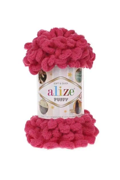 Пряжа Alize Puffy / Фуксия 149-0