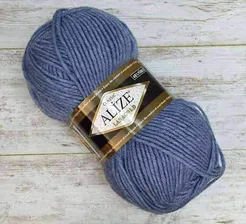 Alize Lanagold цвет джинс. меланж №221