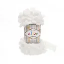 Пряжа Ализе Пуффи Alize Puffy цвет №55 белый