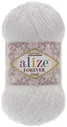 Пряжа Alize FOREVER SIMLI 55 белый