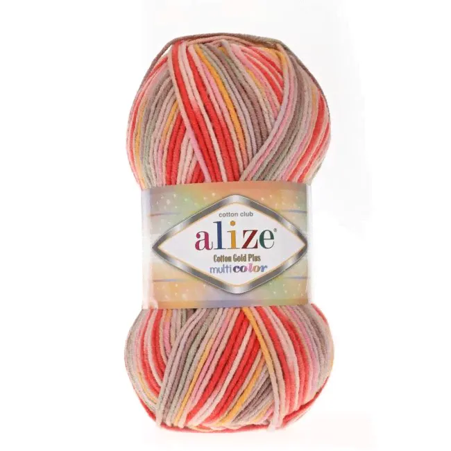 пряжа Alize Cotton Gold Plus Multi Color