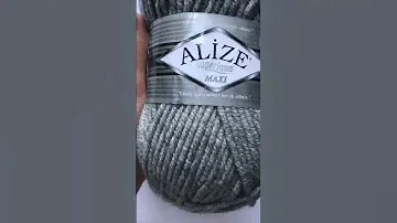 Подробный обзор полушерстяной пряжи Alize Super Lana Maxi №21 Серый меланж