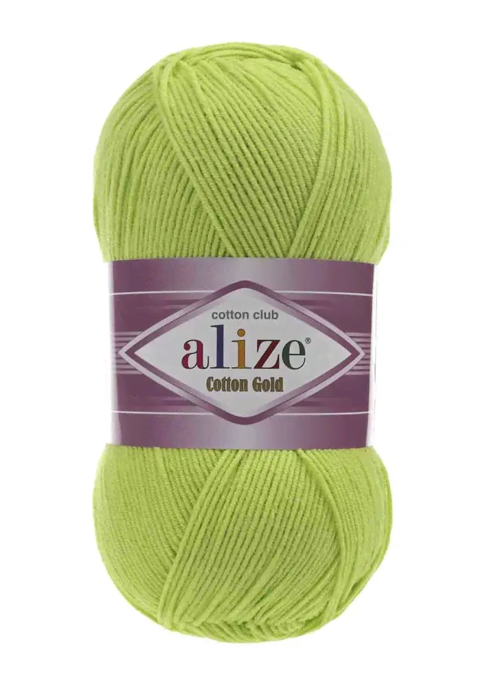 Пряжа Alize Cotton Gold/Зелёный 612