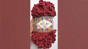 Подробный обзор пряжи Alize Puffy Fine New №90 Терракот