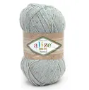 Пряжа ALIZE Cotton gold tweed / 200 светло серый