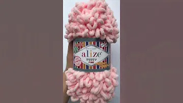Подробный обзор пряжи Alize Puffy Fine New №340 Персик