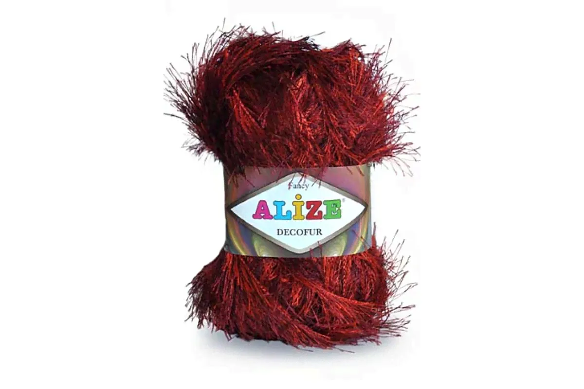 Alize Decofur (100% Полиэстр, 100гр/110м); Количество в упаковке 5 шт.-0