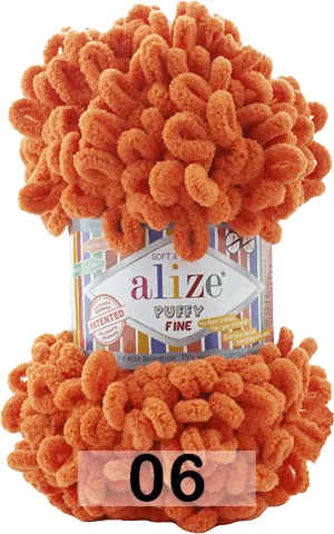 Пряжа Alize Puffy Fine 639 св.пудра