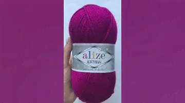 Подробный обзор пряжи Alize Extra(100% Акрил) №48 Темная фуксия