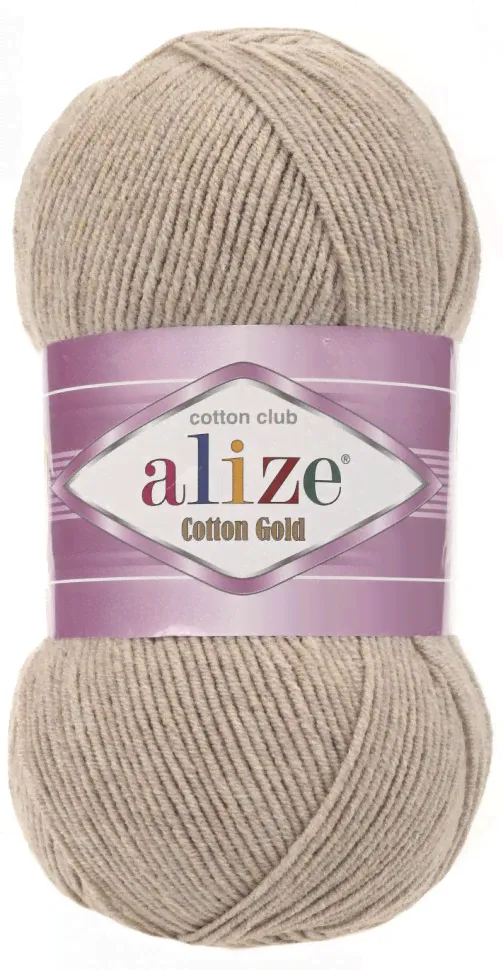 Пряжа Alize COTTON GOLD 152 беж.меланж