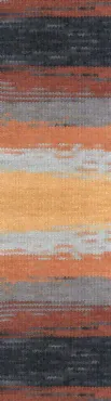 Alize Lanagold BATIK 4248 М. горчица/серый
