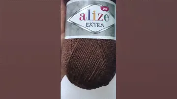 Подробный обзор пряжи Alize Extra(100% Акрил) №26 Коричневый