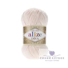 Пряжа Alize Diva 382 светлая пудра