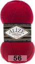 Пряжа Alize Superlana Klasik 56 красный