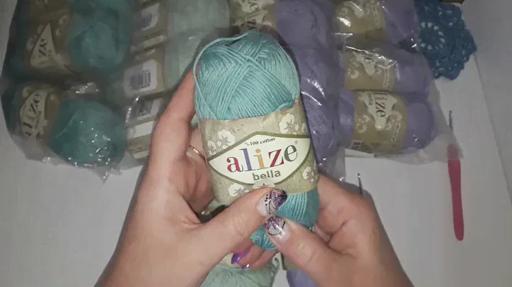 Краткий обзор пряжи ALIZE bella. Моя покупка.