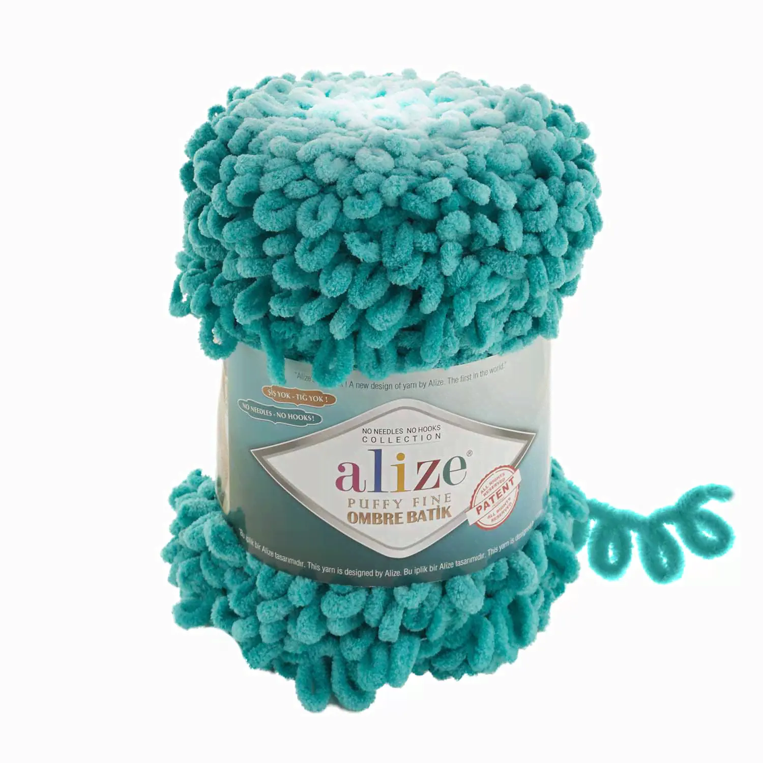 ALIZE PUFFY FINE OMBRE BATIK 7246