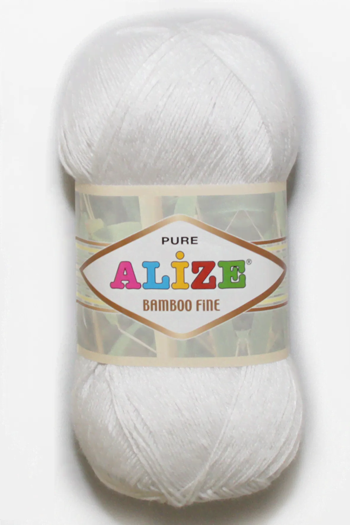 ALIZE BAMBOO FINE (Бамбу файн) 055 Белый-0