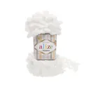 Пряжа Ализе Пуффи Alize Puffy цвет №55 белый