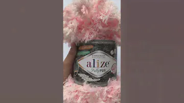 Подробный обзор пряжи Alize Puffy Fur №6102 Розовый