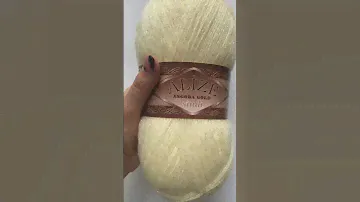 Подробный обзор пряжи Alize Simli Angora Gold(с люрексом) №01 Кремовый
