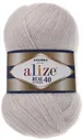 Пряжа Alize ANGORA REAL 40 599 слон.кость
