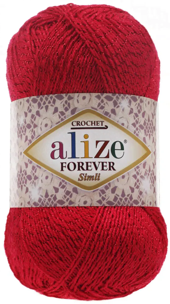 Пряжа Alize FOREVER SIMLI 396 мак