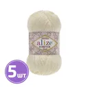 Пряжа ALIZE Forever simli (01), суровый, 5 шт. по 50 г, Alize_Fs_01