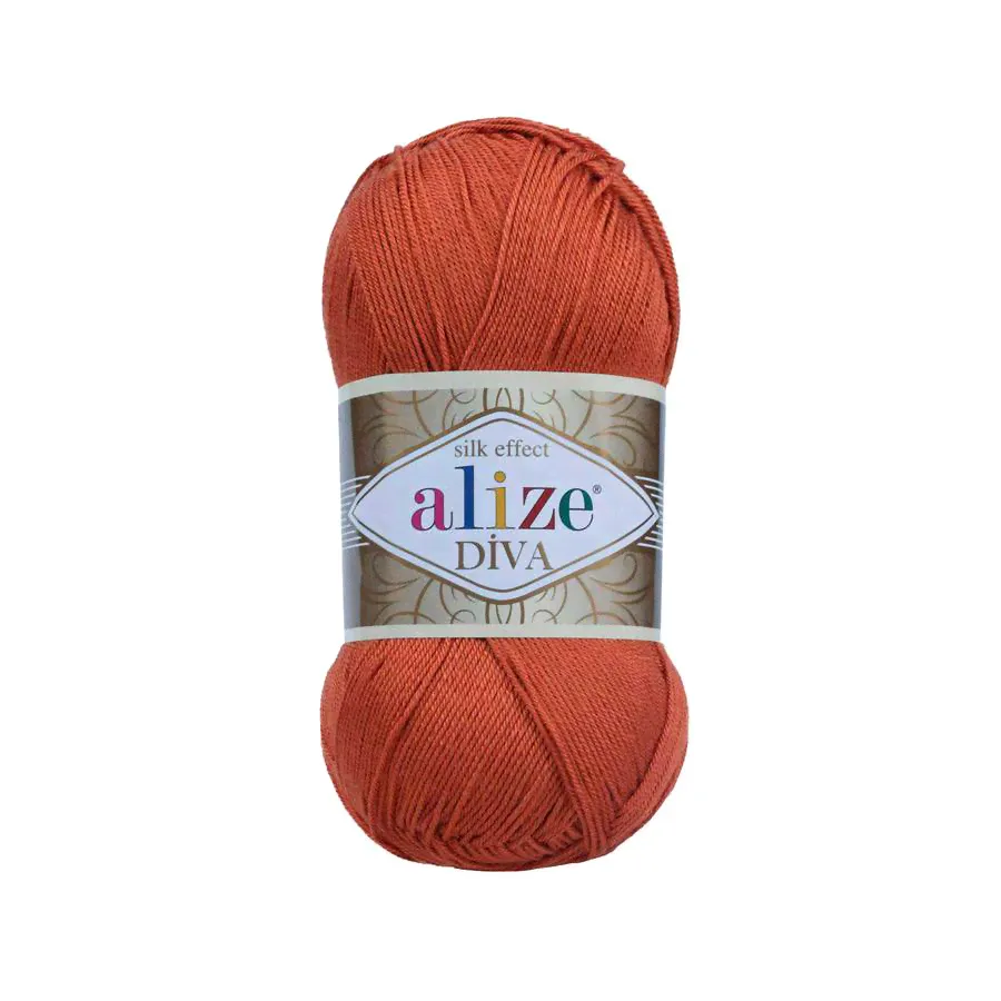Пряжа Alize diva (36) терракот-0
