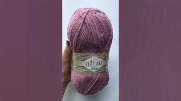 Подробный обзор полушерстяной пряжи Alize Alpaca Tweed №269 Розовый