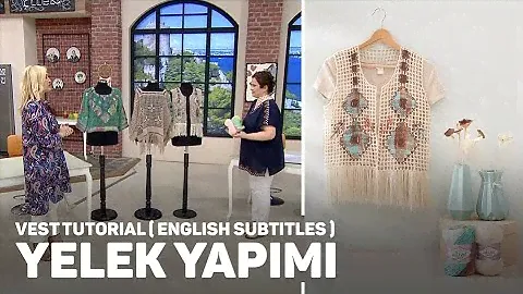 Alize Cotton Gold ve Cotton Gold Batik ile Yelek Yapımı - Vest Tutorial
