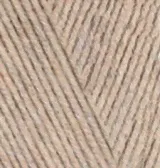 Пряжа ALIZE COTTON GOLD 152 бежевый меланж
