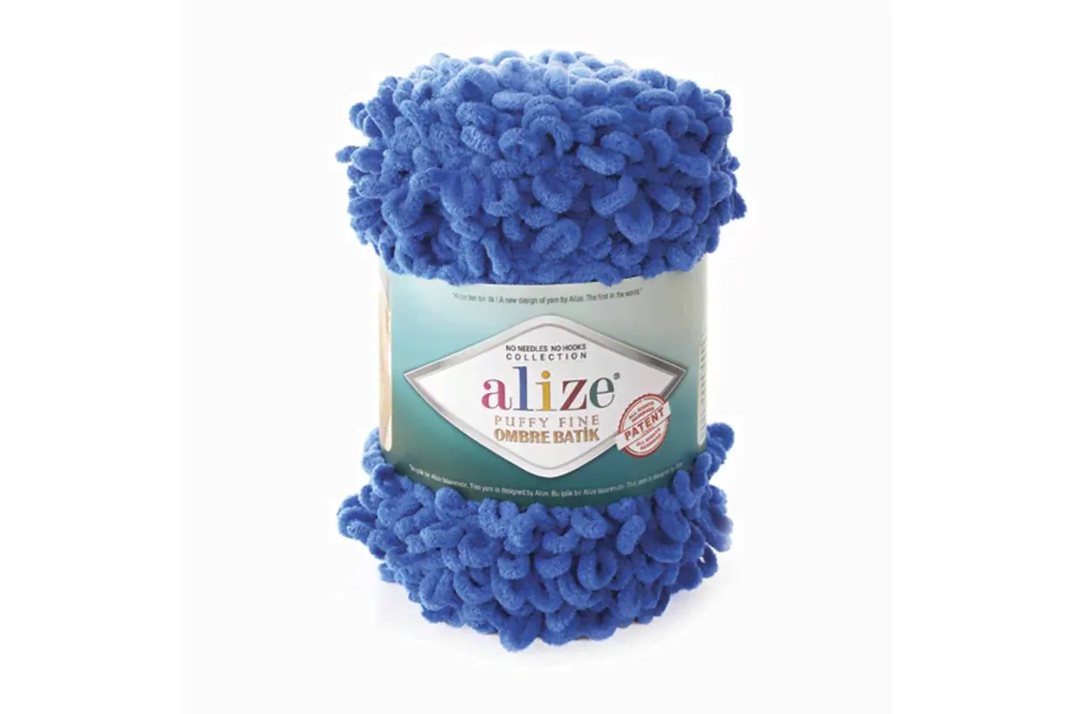 Пряжа Puffy fine ombre batik Alize