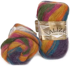 Пряжа Alize Angora Gold Batik, 20% шерсть, 80% акрил, 100гр/550м