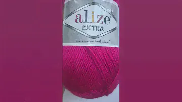 Подробный обзор пряжи Alize Extra(100% Акрил) №149 Светлая фуксия