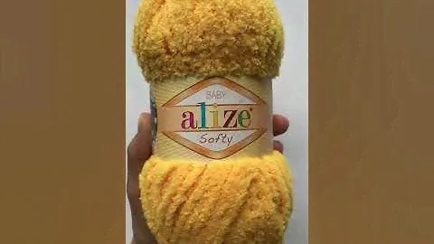 Подробный обзор пряжи Alize Softy №216 Желтый