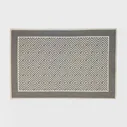 Ковер на пол безворсовый хлопковый, палас 120x180 см, Alize, Турция, Labirint, серый