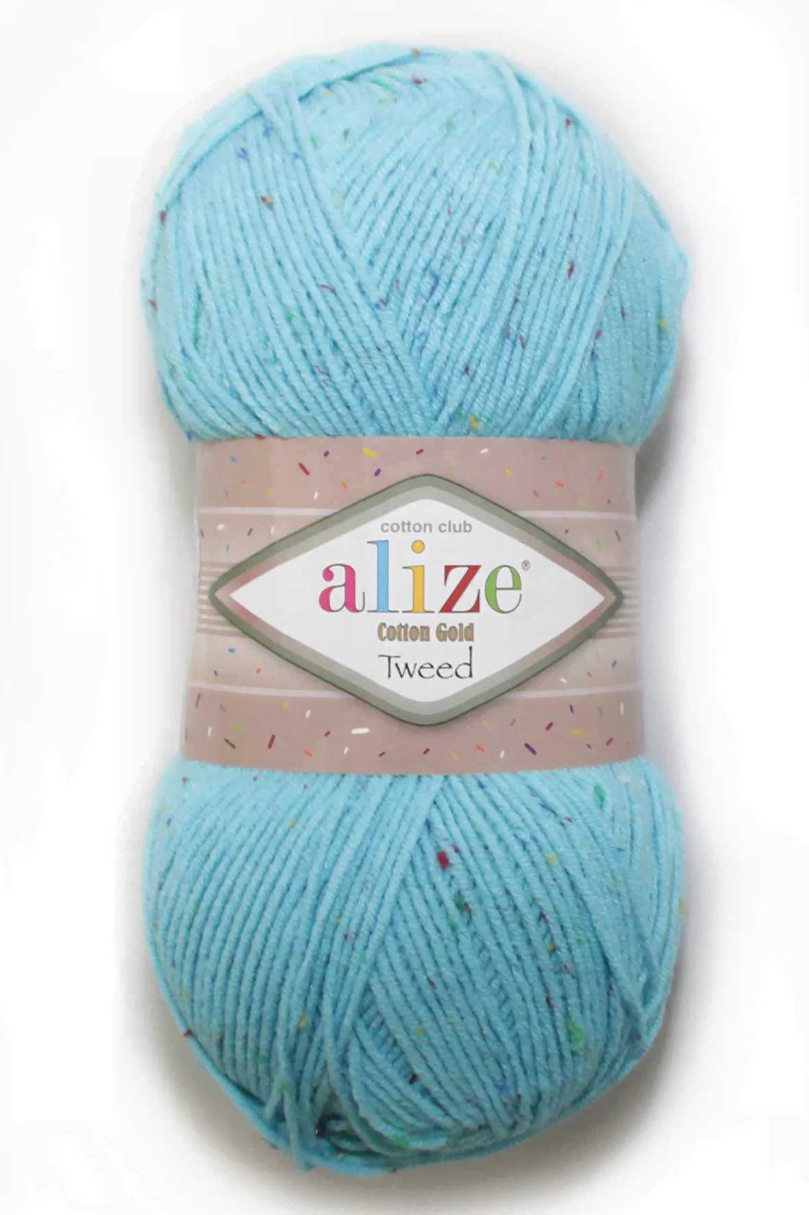 ALIZE COTTON GOLD TWEED (Коттон Голд Твид) 287 Светло-бирюзовый