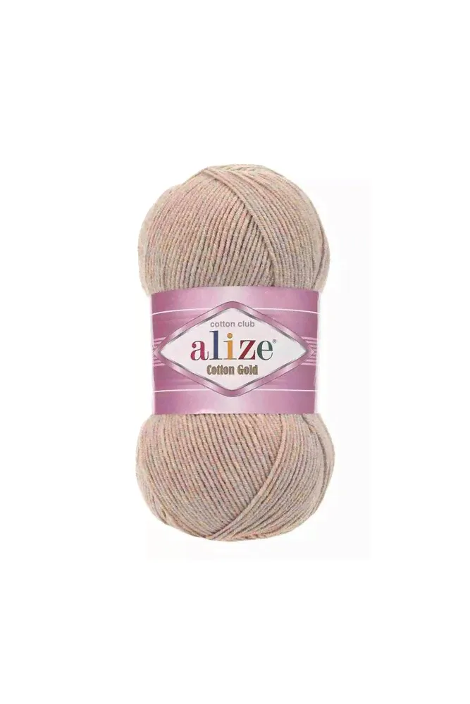 Пряжа Alize Cotton Gold/ Бежевый меланж 152