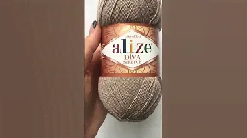 Подробный обзор пряжи Alize Stretch Diva(92% Микрофибра / 8% Эластан) №167 Беж