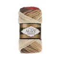 Пряжа ALIZE LANAGOLD BATIK 4574 (49% шерсть 51% акрил)