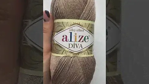 Подробный обзор пряжи Alize Diva(Микрофибра 100%) №167 Беж