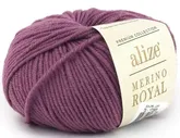 Пряжа Alize Merino Royal, 100% шерсть, 50гр/100м